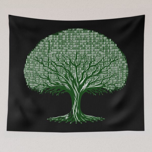 Item preview, Artificial Intelligence Tree Of Life Synthetic Wisdom Binary Branches designed and sold by SportsT-Shirts.