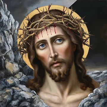 Artwork thumbnail, "JESUS RESTORATION". OLDEST JESUS RESTORATION PAINTING by ChristianArt6