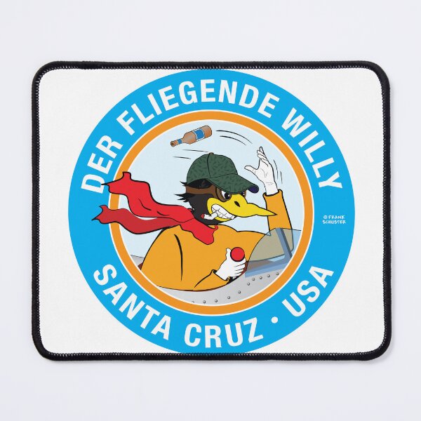 Item preview, Der Fliegende Willy Santa Cruz Blue WHT designed and sold by Wilfly.