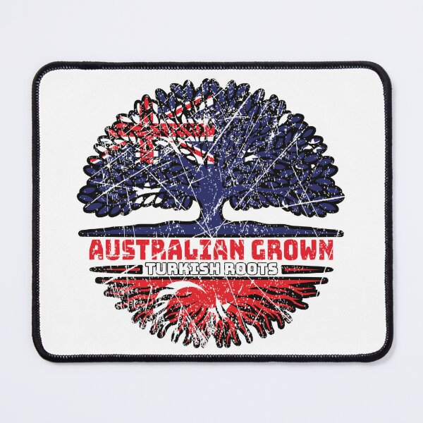 Item preview, Turkey Turkish Australian Australia Tree Roots Flag designed and sold by FlagX.