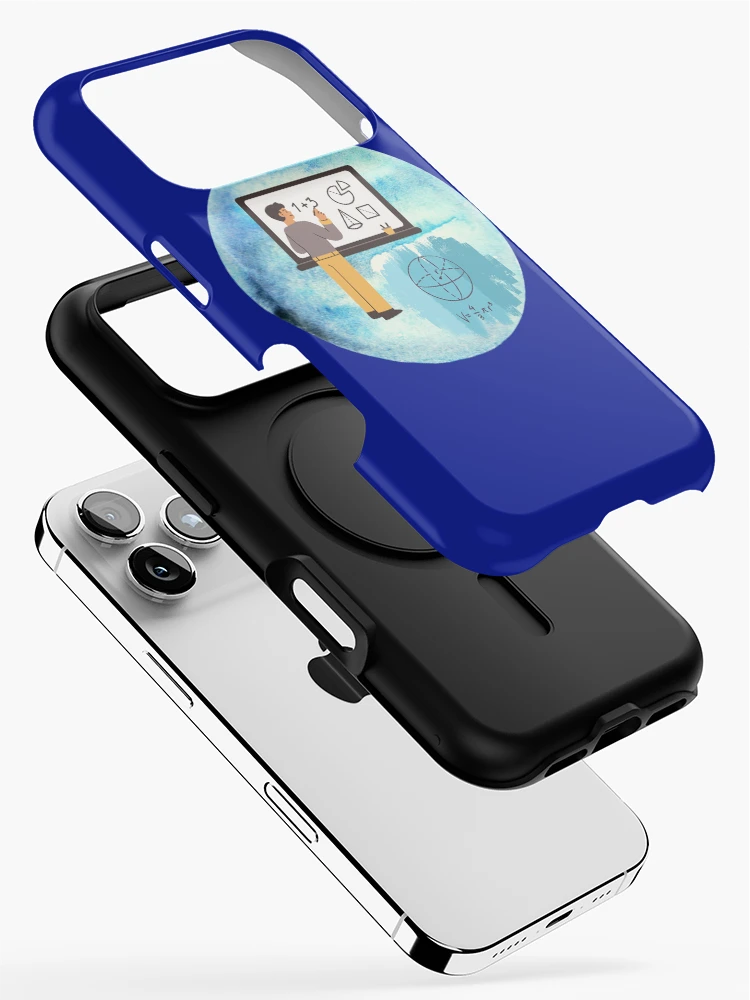 Thumbnail 2 of 4, iPhone Case, Abstract Planet Math designed and sold by DesignNebula.