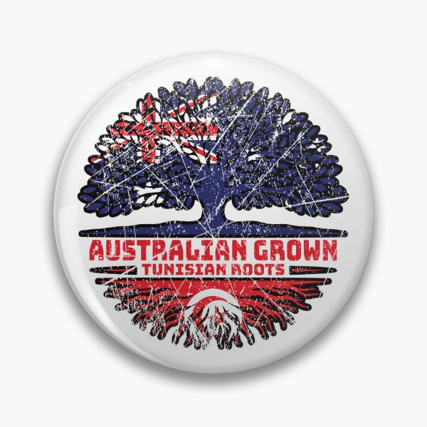 Item preview, Tunisia Tunisian Australian Australia Tree Roots Flag designed and sold by FlagX.
