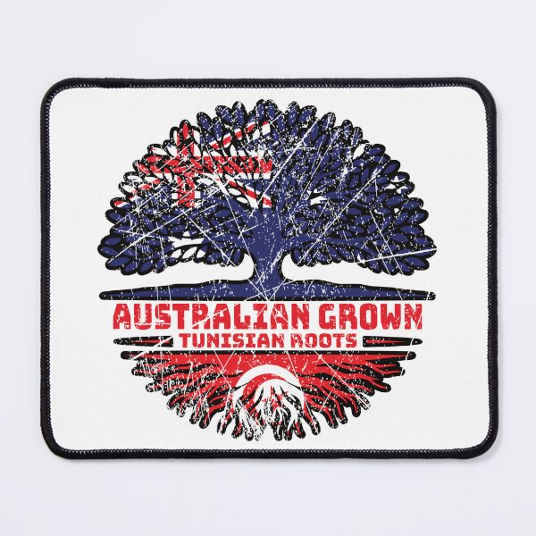 Item preview, Tunisia Tunisian Australian Australia Tree Roots Flag designed and sold by FlagX.