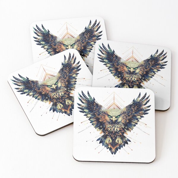 Item preview, Geometry Golden Eagle Spread Wings  designed and sold by TheDarkStone.