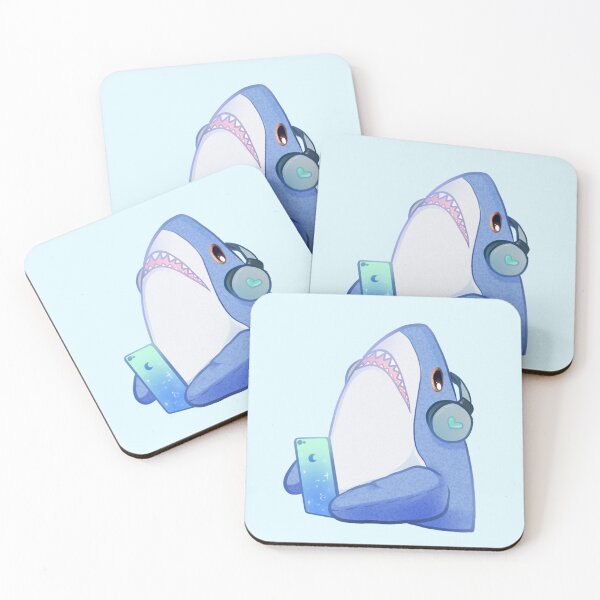 Item preview, IKEA shark designed and sold by viaellemoondust.