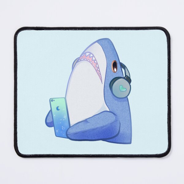 Item preview, IKEA shark designed and sold by viaellemoondust.