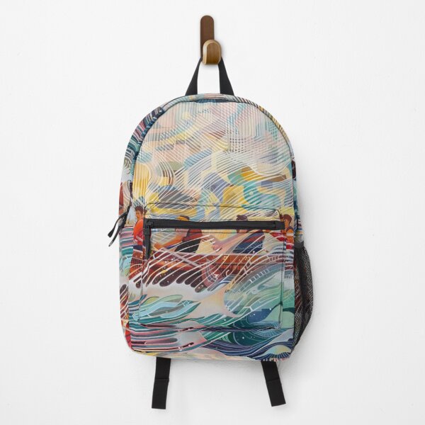 Item preview, Rafters tackling swirling waters geometric patterns Active Outdoors Inspired Art designed and sold by CDC40.