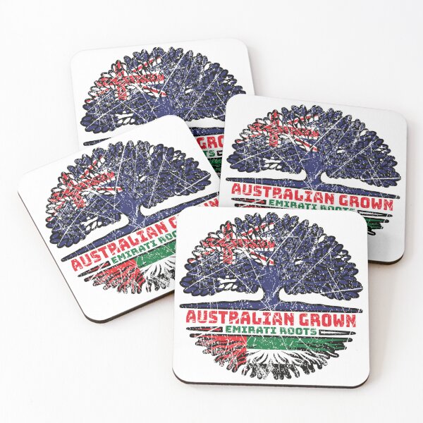 Item preview, United Arab Emirates Emirati Australian Australia Tree Roots Flag designed and sold by FlagX.