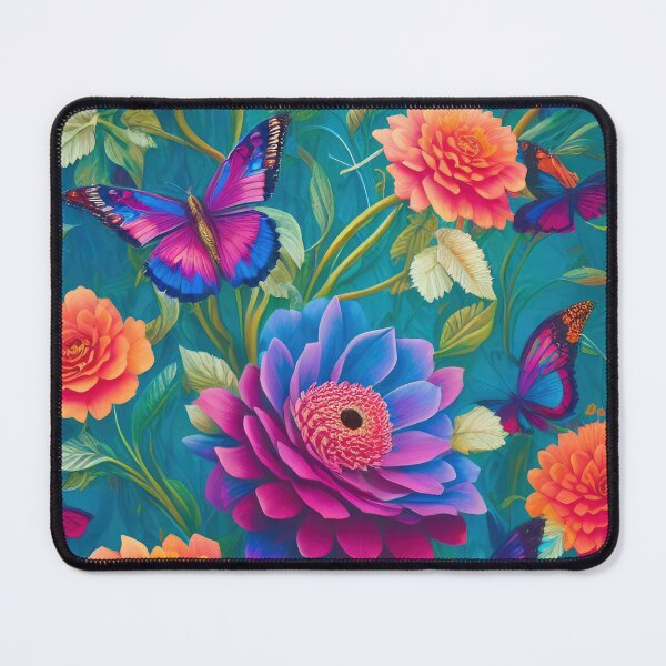 Item preview, Floral pattern design, tropical flowers designed and sold by HAKKI ARSLAN.