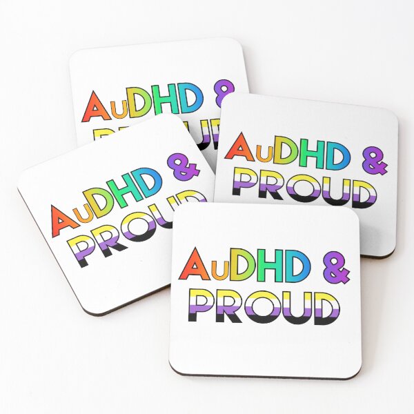 Item preview, AuDHD & proud - nonbinary designed and sold by ramsaybaggins.