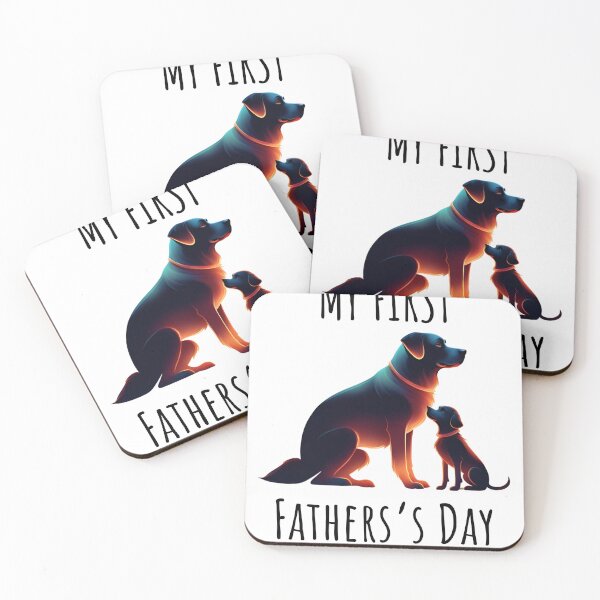 Item preview, My first Father's Day - dogs designed and sold by jackalCKART.