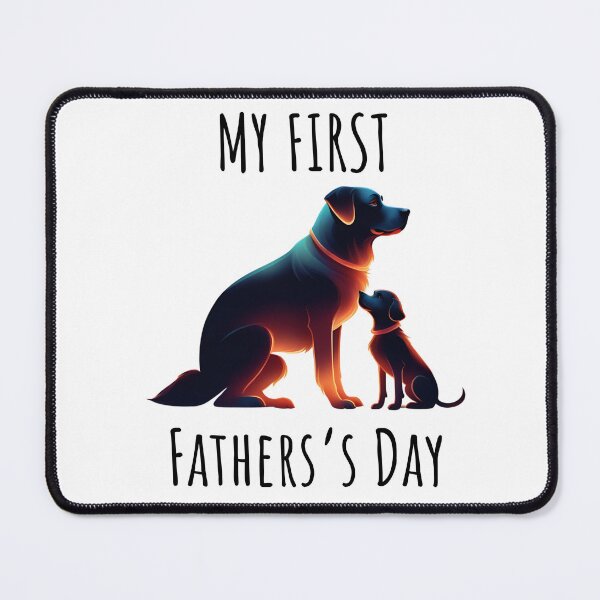Item preview, My first Father's Day - dogs designed and sold by jackalCKART.