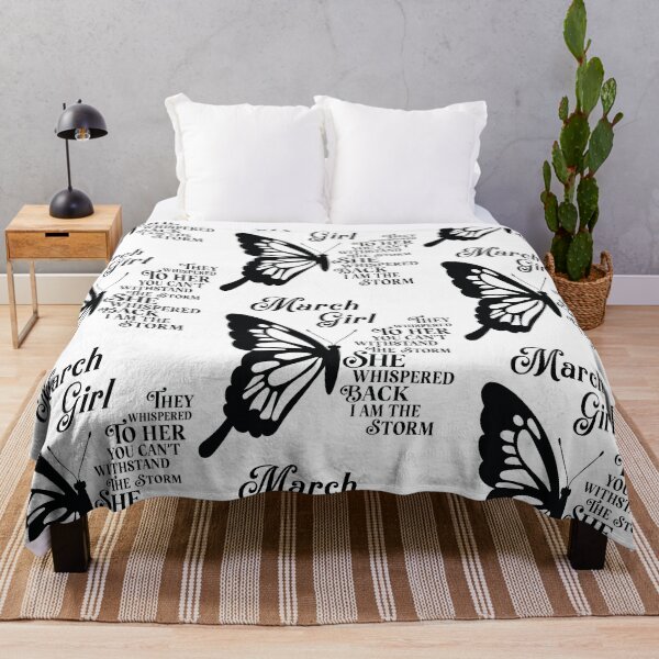 Item preview, March Girl - butterfly - they whispered to her you cant withstand the storm designed and sold by EvaAngel.