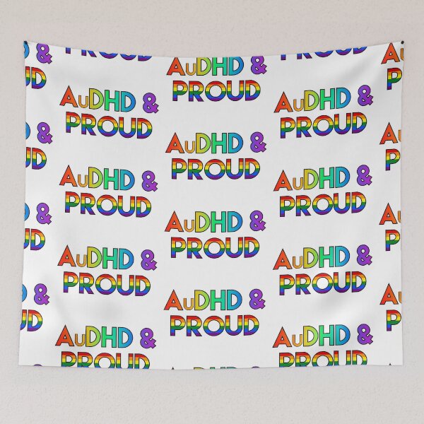 Item preview, AuDHD & proud designed and sold by ramsaybaggins.