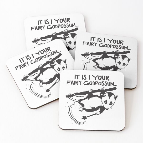 Item preview, It Is I Your Fairy GodPossum funny Possum meme  designed and sold by teeshop87.