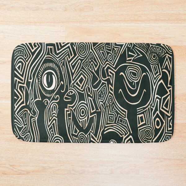 Item preview, Abstract Jungle: Faces and Patterns designed and sold by Omar Lopez-Rincon.