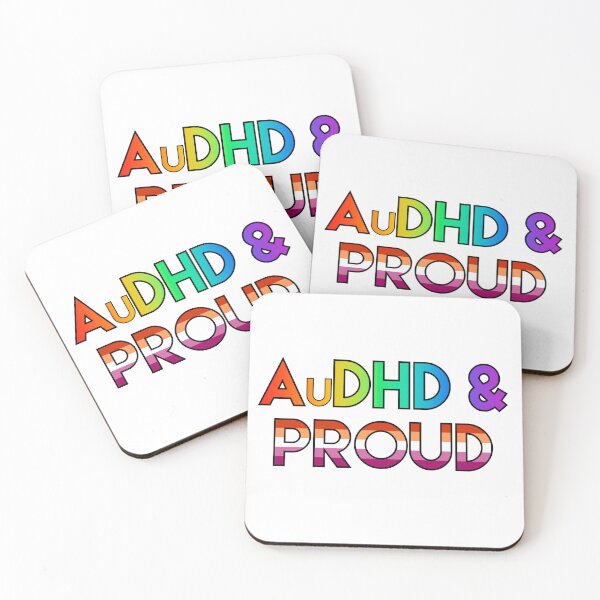 Item preview, AuDHD & proud - lesbian designed and sold by ramsaybaggins.