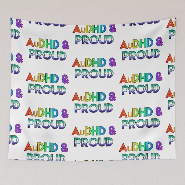 Item preview, AuDHD & proud - gay designed and sold by ramsaybaggins.