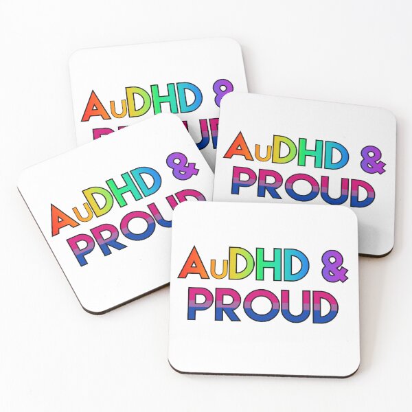 Item preview, AuDHD & proud - bisexual designed and sold by ramsaybaggins.