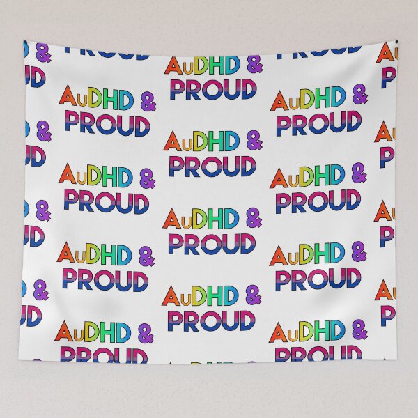 Item preview, AuDHD & proud - bisexual designed and sold by ramsaybaggins.
