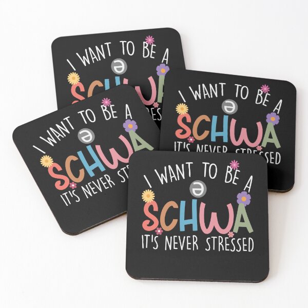 Item preview, I Want to be a SCHWA It's Never Stressed, Funny Reading, Literacy Coach, Reading Teacher, English Teacher designed and sold by behindthefacts.