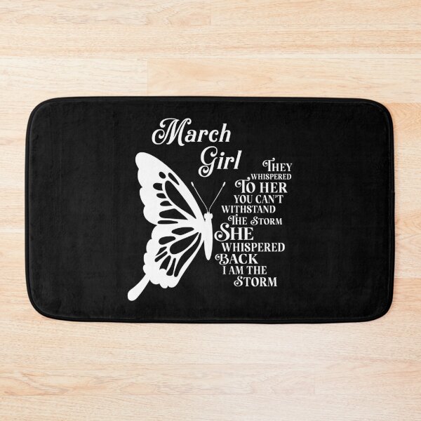Item preview, March Girl - white butterfly - they whispered to her you cant withstand the storm designed and sold by EvaAngel.