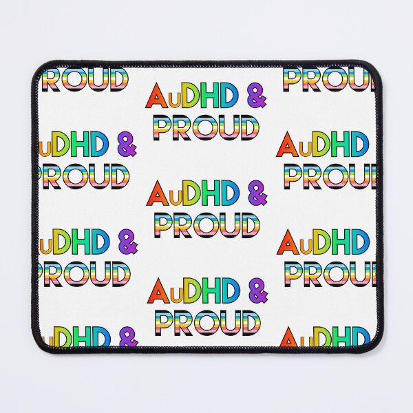 Item preview, AuDHD & proud - queer designed and sold by ramsaybaggins.