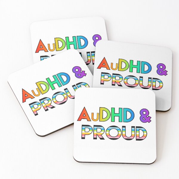Item preview, AuDHD & proud - queer designed and sold by ramsaybaggins.