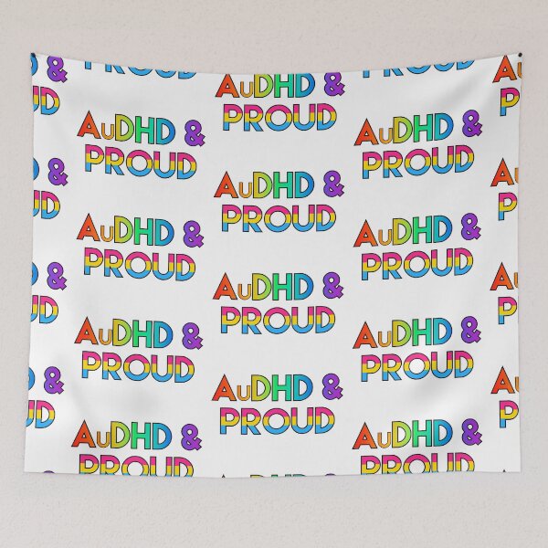 Item preview, AuDHD & proud - pansexual designed and sold by ramsaybaggins.
