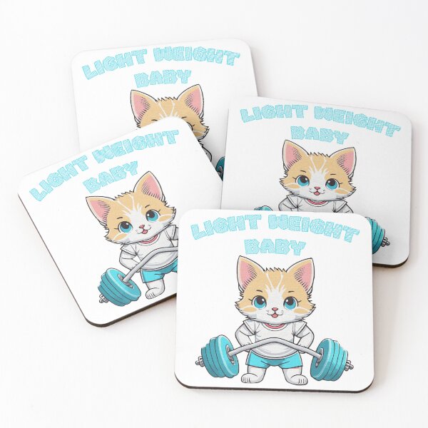Item preview, Feline Bodybuilder - Cute Kitten at the Gym Poster designed and sold by Goopis.