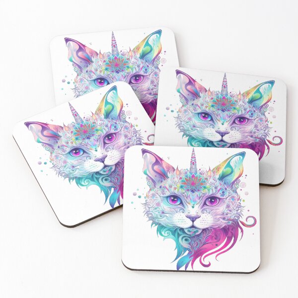 Item preview,  Cute Rainbow Unicorn Cat designed and sold by thetripsitter.
