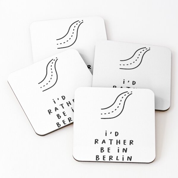 Item preview, I'd Rather be in Berlin | Typography Design | Minimalist Aesthetic designed and sold by RM-Journey.