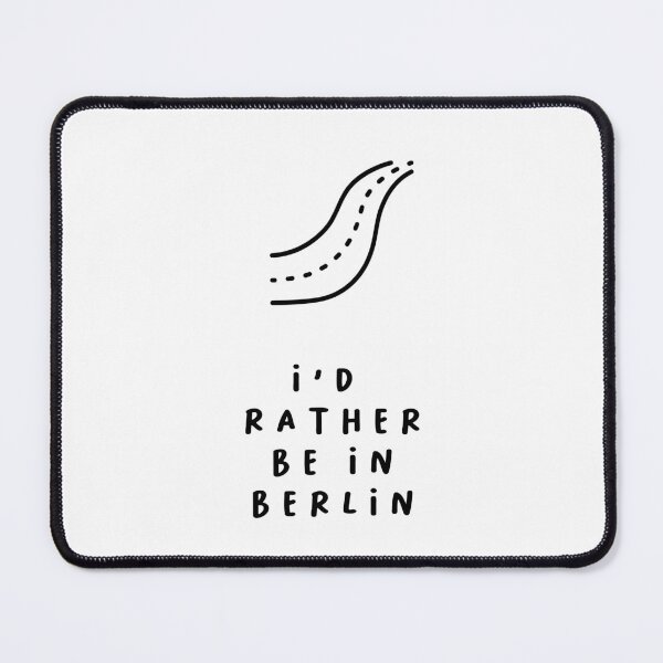 Item preview, I'd Rather be in Berlin | Typography Design | Minimalist Aesthetic designed and sold by RM-Journey.