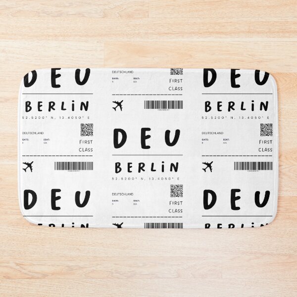 Item preview, Berlin | Plane Ticket Design | Traveling | Tourists designed and sold by RM-Journey.