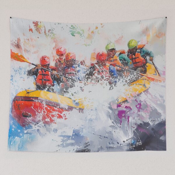 Item preview, Rafters kicking splashes colour manoeuvre Active Outdoors Inspired Art designed and sold by CDC40.