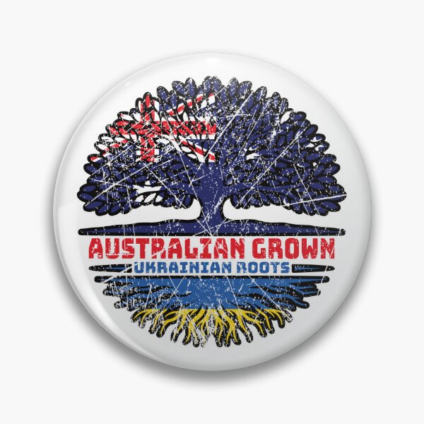 Item preview, Ukraine Ukrainian Australian Australia Tree Roots Flag designed and sold by FlagX.