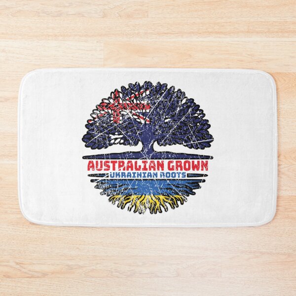 Item preview, Ukraine Ukrainian Australian Australia Tree Roots Flag designed and sold by FlagX.