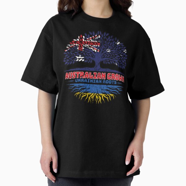 Item preview, Ukraine Ukrainian Australian Australia Tree Roots Flag designed and sold by FlagX.