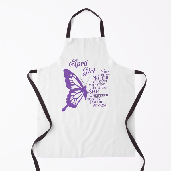 Item preview, April Girl - purple butterfly - they whispered to her you cant withstand the storm designed and sold by EvaAngel.