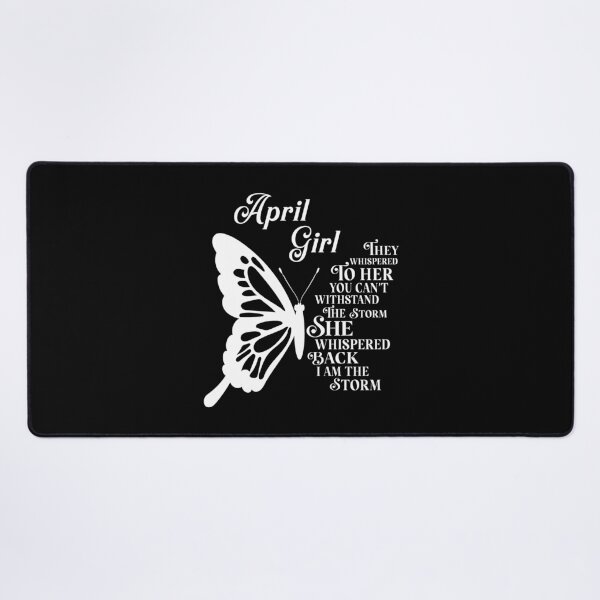 Item preview, April Girl - white butterfly - they whispered to her you cant withstand the storm designed and sold by EvaAngel.