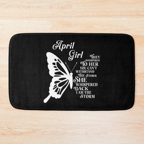 Item preview, April Girl - white butterfly - they whispered to her you cant withstand the storm designed and sold by EvaAngel.