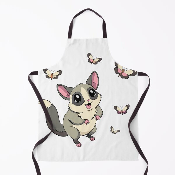 Item preview, Fluffy Sugar Glider Gliding Alongside a Flock of Butterflies designed and sold by omerfdln34.