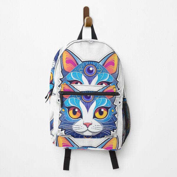Item preview, Third Eye Indigo Cat Sticker designed and sold by CatStickershere.