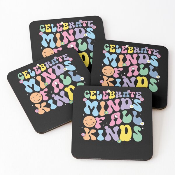Item preview, Celebrate Minds of All Kinds, Autism Awareness, Inclusion Neurodiversity Special Ed Advocate designed and sold by behindthefacts.