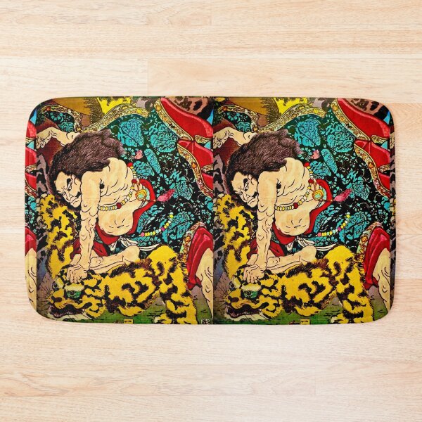 Item preview, Taming the Tiger Ukiyo designed and sold by Daruma786.