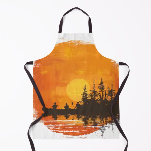 Item preview, Sunset gradient backdrop afters conquering challenging river Active Outdoors Inspired Art designed and sold by CDC40.
