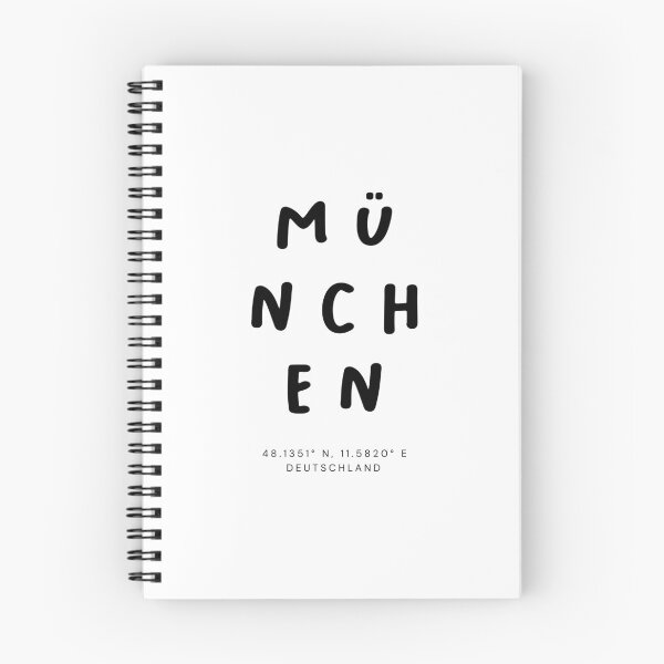 Item preview, München | Typography Design | Design Map Coordinates designed and sold by RM-Journey.