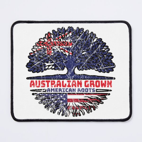 Item preview, US American USA United States Australian Australia Tree Roots Flag designed and sold by FlagX.