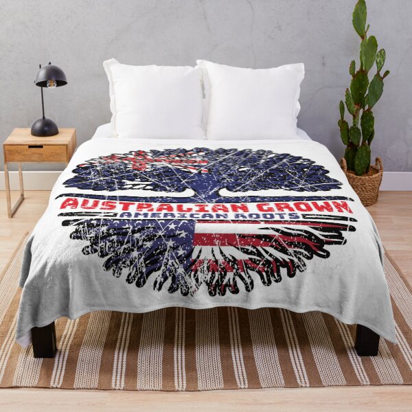 Item preview, US American USA United States Australian Australia Tree Roots Flag designed and sold by FlagX.