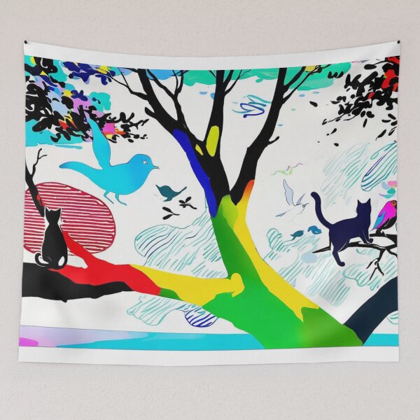 Item preview, Cats in a tree designed and sold by tatty58.